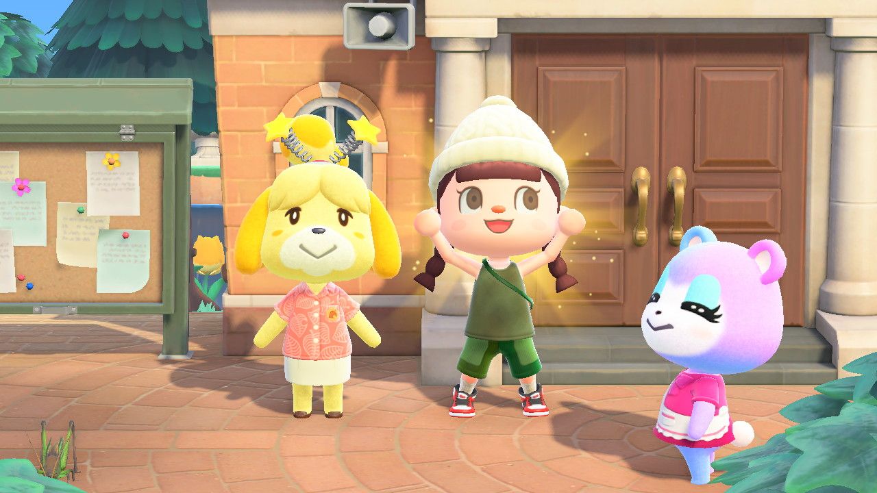 あつ森 リサイクルボックス限定アイテム、よごれたタンクトップ・オリーブがやっと1枚出て喜んでいる写真