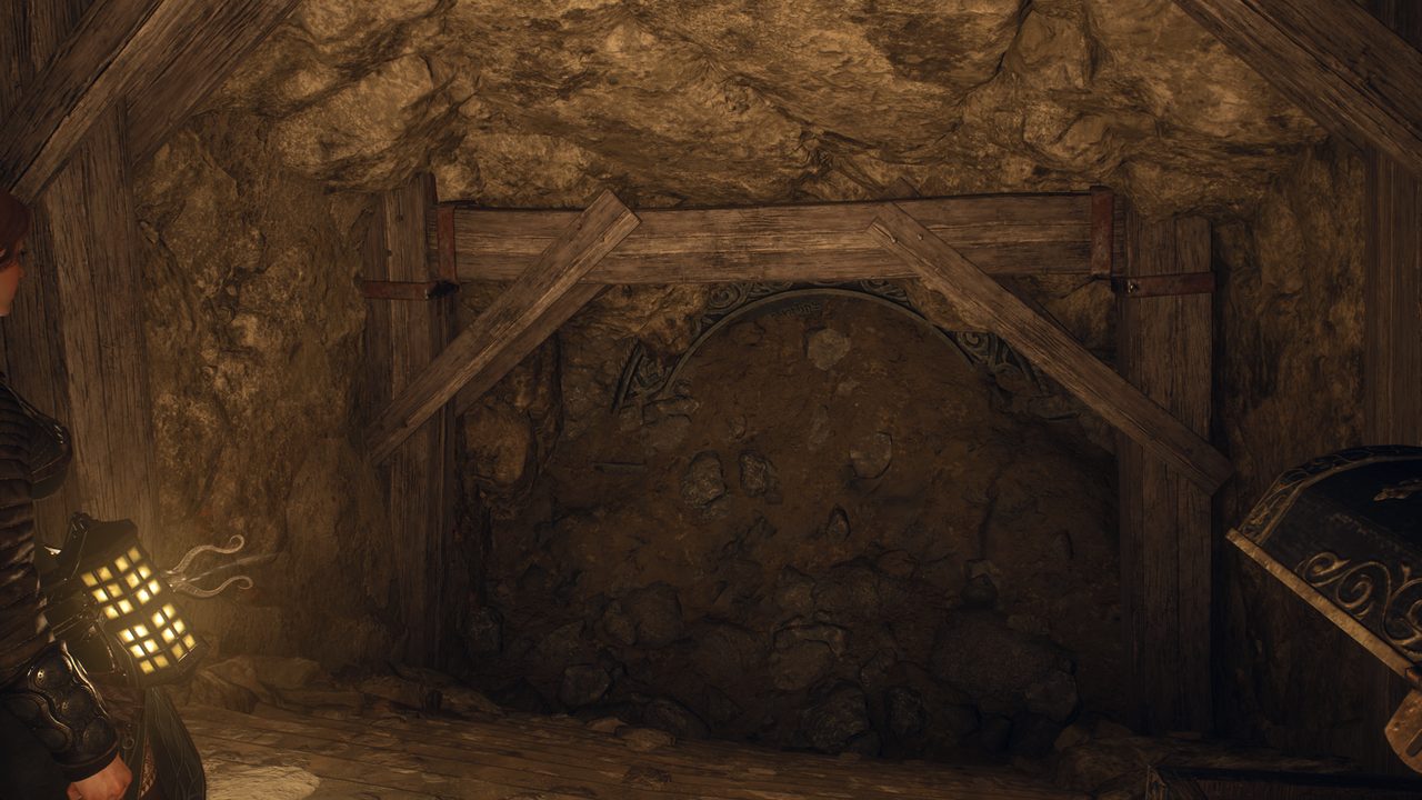 降魔の洞　埋もれた扉