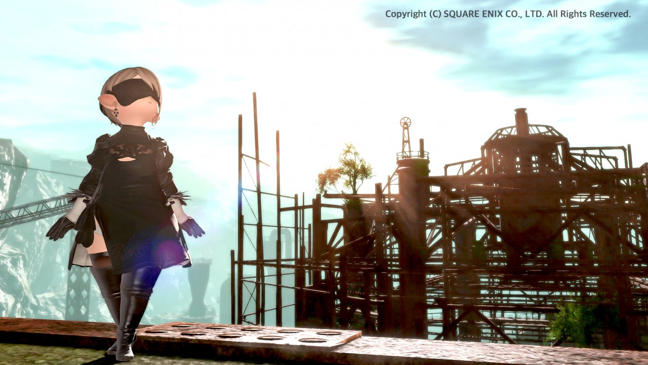 FF14のニーアコラボ第1弾で入手した2B装備